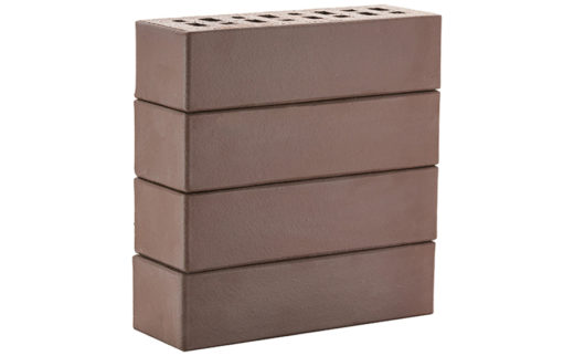 Кирпич ЛСР Мюнхен гладкий клинкерный коричневый M300 250*85*65 мм